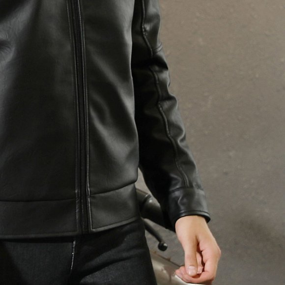 Brand New SF Men's Luxury Italian Leather Jacket - Picture 2 of 3